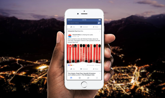 بازاریابی اینترنتی در فیسبوک لایو