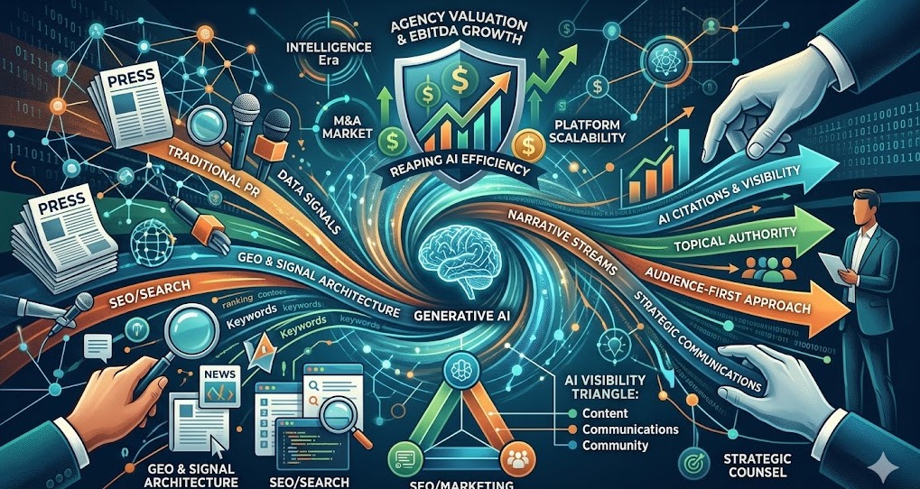 How AI is Reshaping PR, SEO, and Agency Valuations in the Intelligence Era